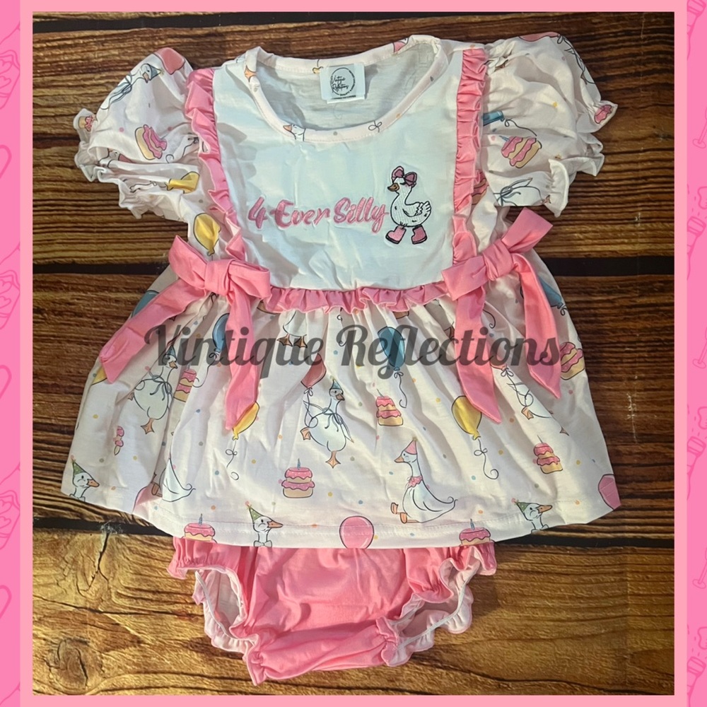 4 Ever Silly Goose Fourth Birthday Outfit